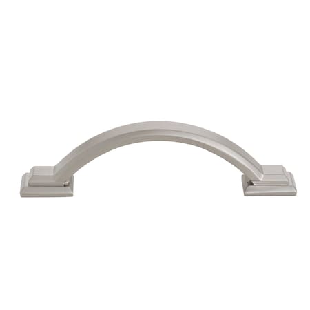 Gliderite Hardware 3 in. Center to Center Graphite Gray Arched Square Cabinet Pull - 4355-GPH, 5PK 4355-GPH-5